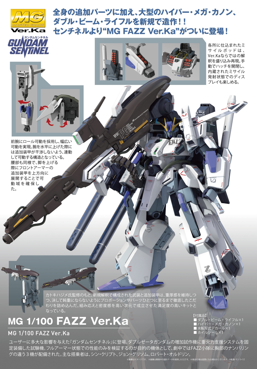 Bandai Master Grade (MG) 1/100 FAZZ Ver Ka - Argama Hobby