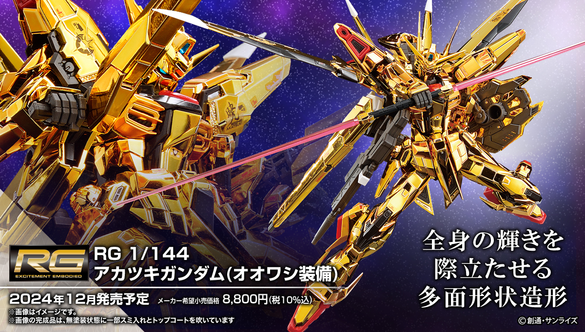 BANDAI RG 1/144 AKATSUKI GUNDAM OOWASHI UNIT – hobbyjr.vancouver