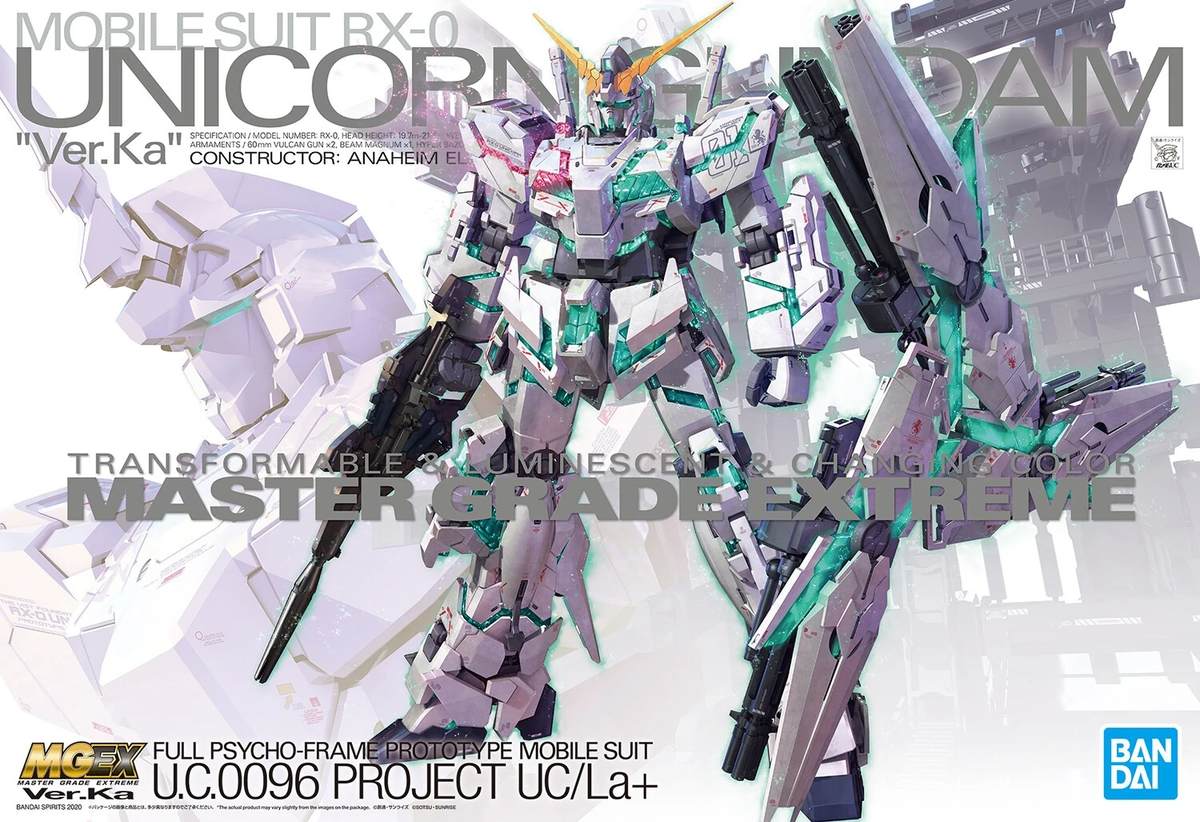 MGEX 1/100 UNICORN GUNDAM VER.KA – hobbyjr.vancouver