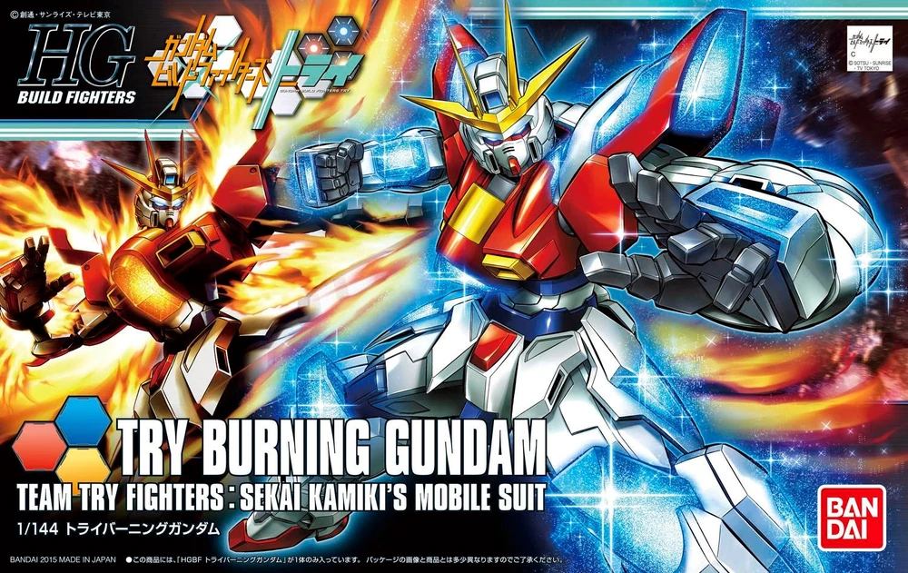 BANDAI HG BF 1/144 Try Burning Gundam