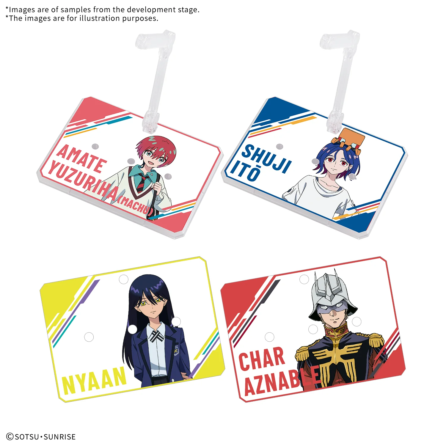 ACTION BASE 7 Mobile Suit Gundam GQuuuuuuX STICKERS SET