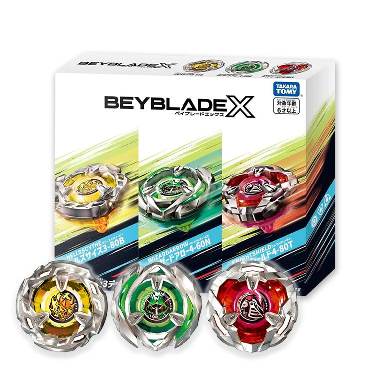 Beyblade X BX-08 3 on 3 Deck Set