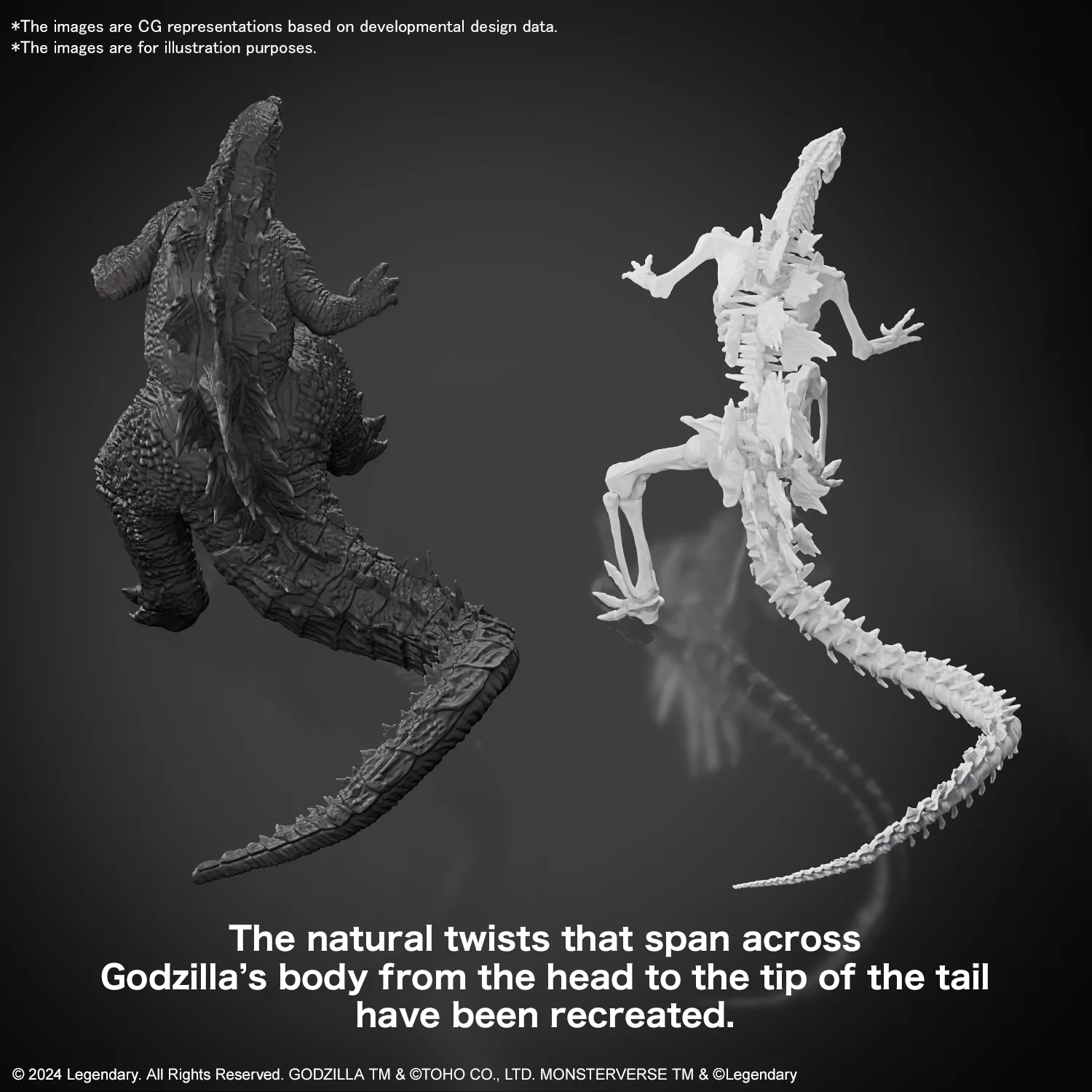 Bandai GODZILLA (2024) from “Godzilla x Kong: The New Empire" Model Kit