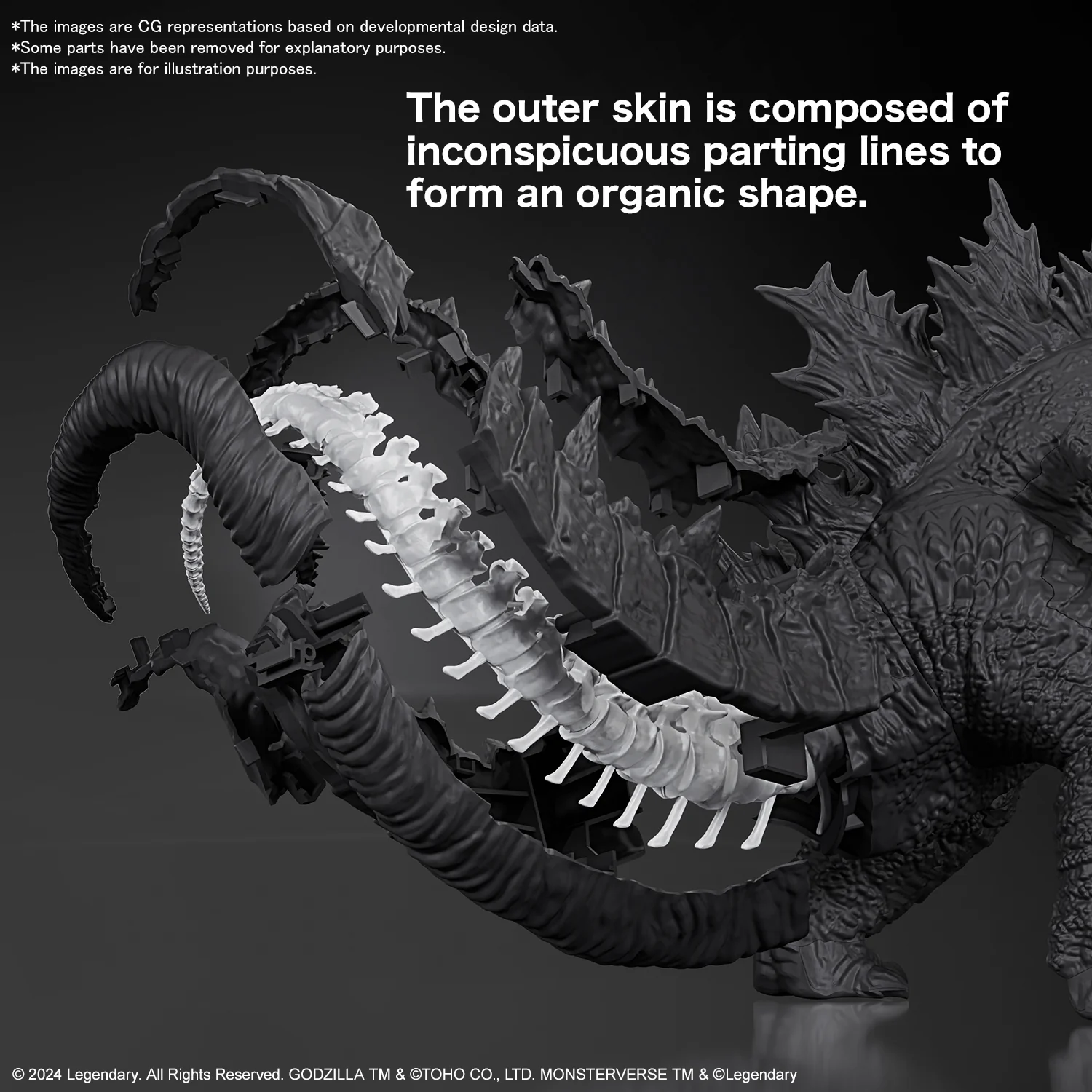 Bandai GODZILLA (2024) from “Godzilla x Kong: The New Empire" Model Kit