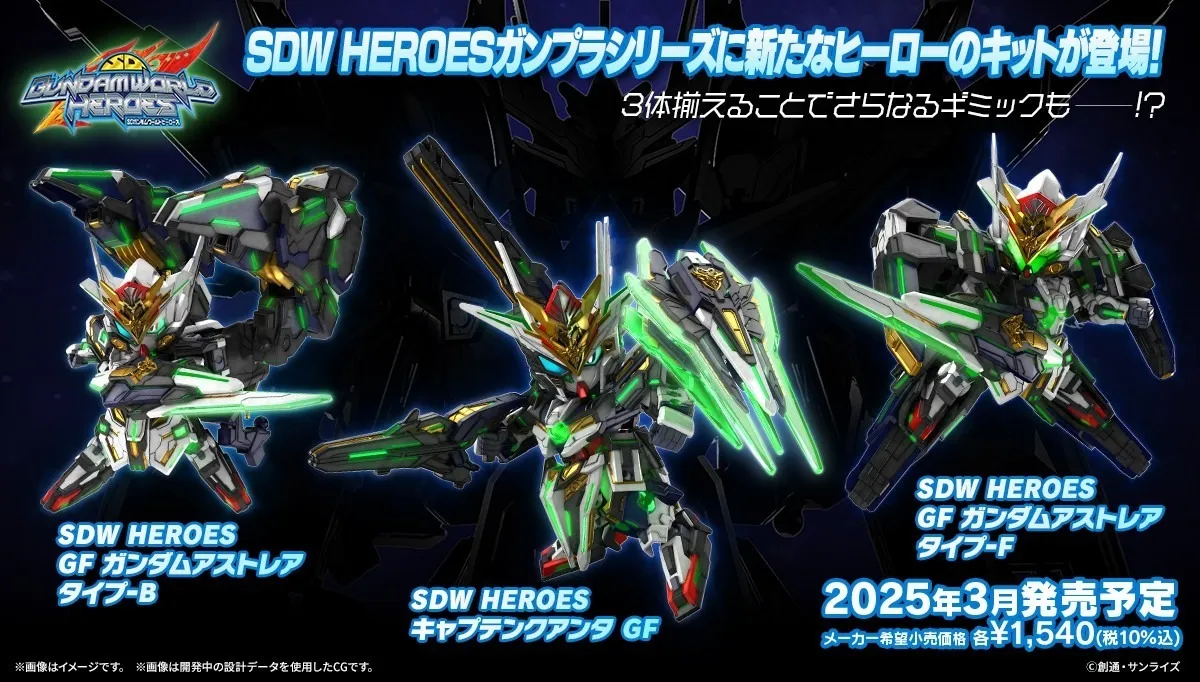 SDW HEROES GF GUNDAM ASTRAEA TYPE-F