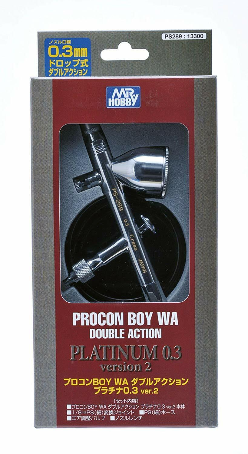 Mr.Hobby PS289 Procon Boy Double action Platinum 0.3 Airbrush