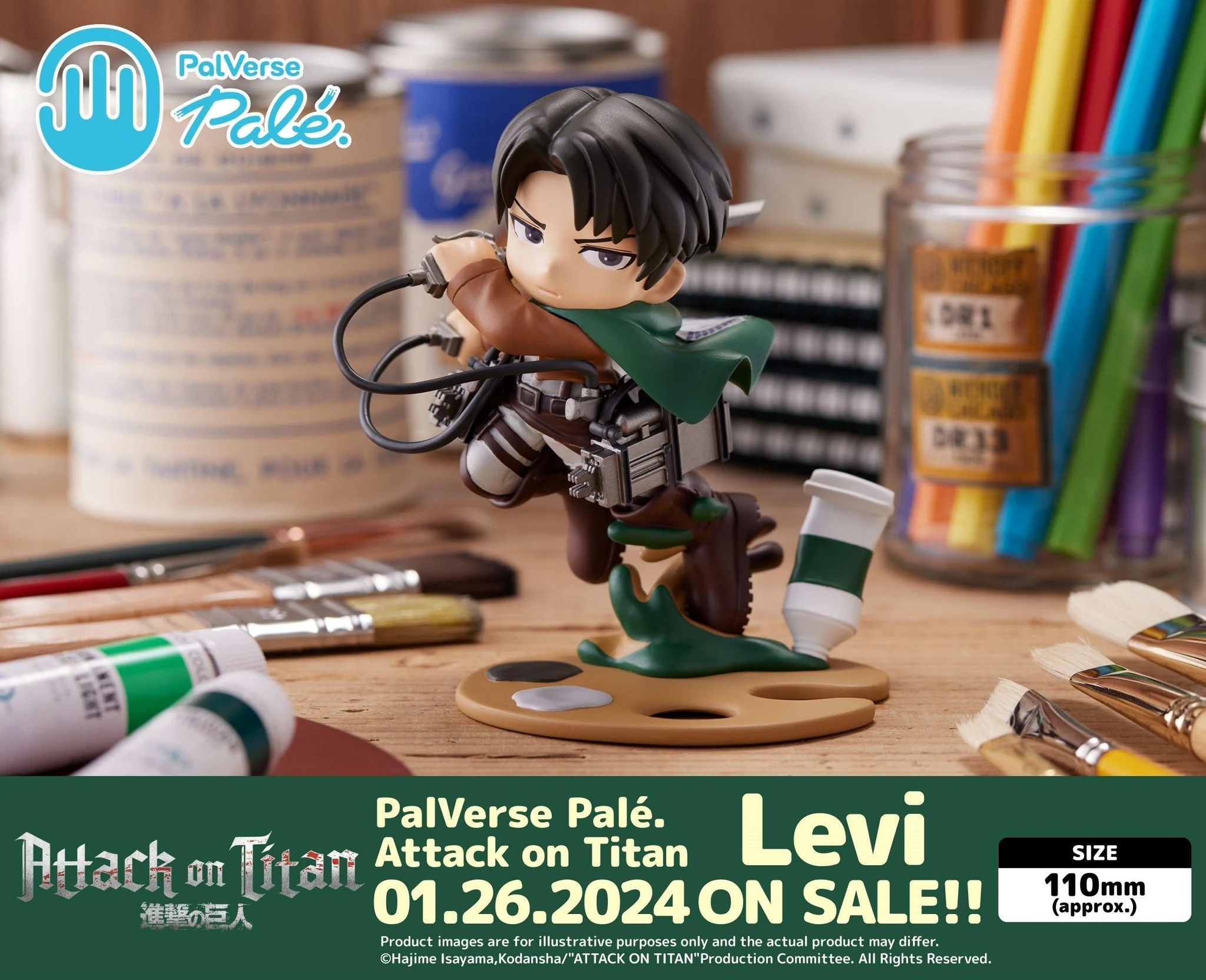 PalVerse Palé. Attack on Titan Levi