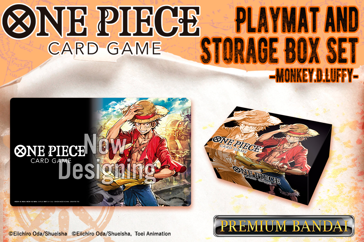 ONE PIECE CARD GAME Playmat and Storage Box Set -Monkey.D.Luffy-