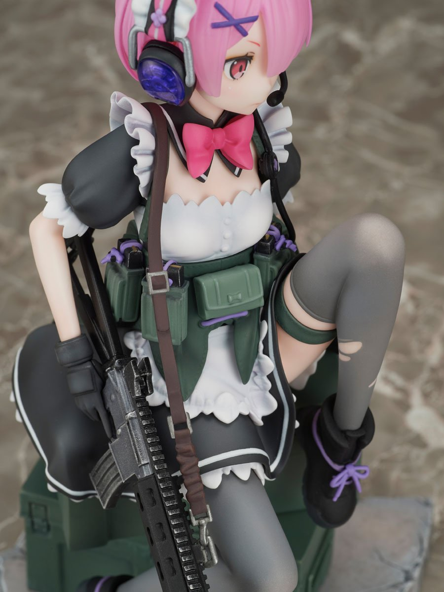 Re:ZERO -Starting Life in Another World- Ram Military ver. 1/7 Scale Figure