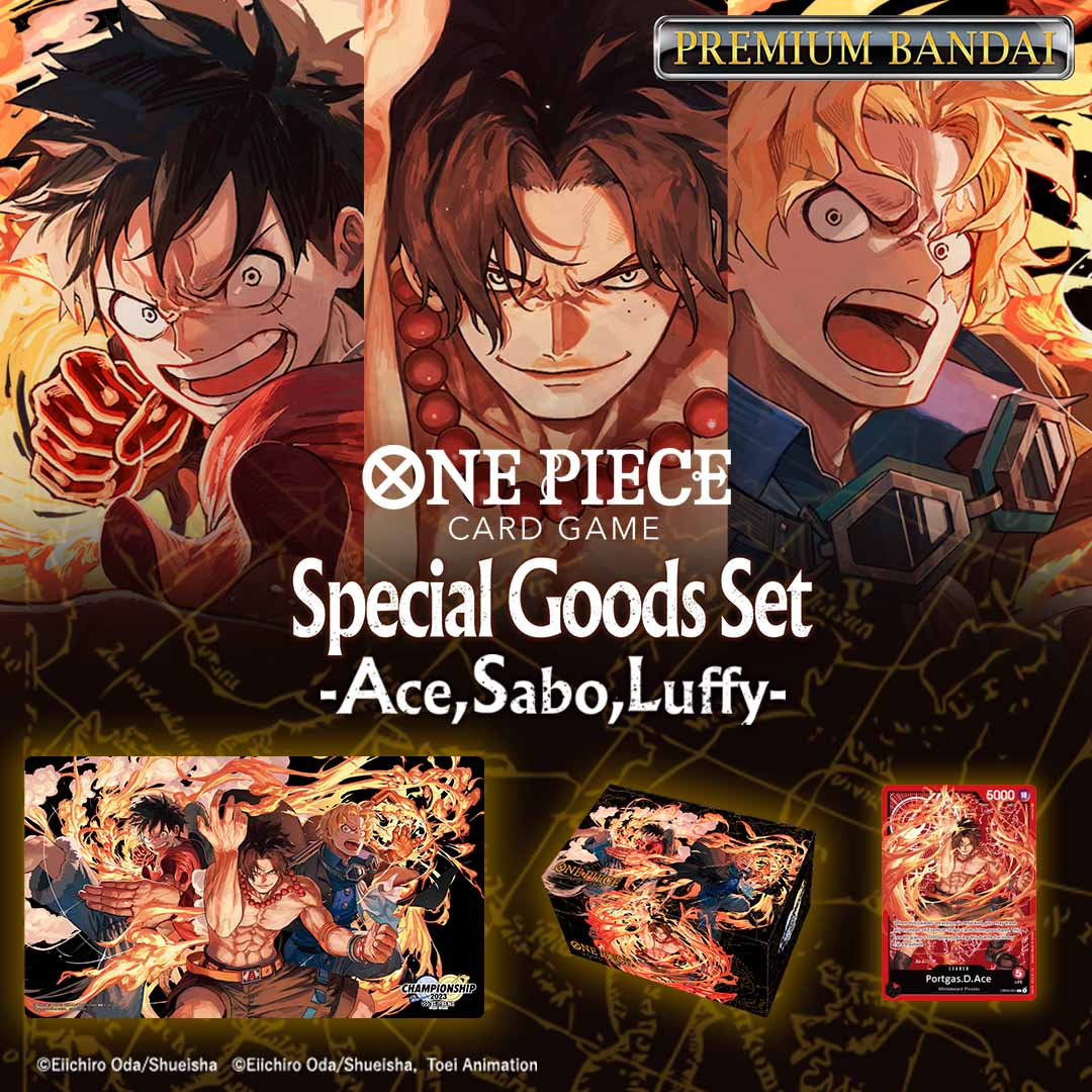 ONE PIECE CARD GAME Special Goods Set -Ace/Sabo/Luffy-