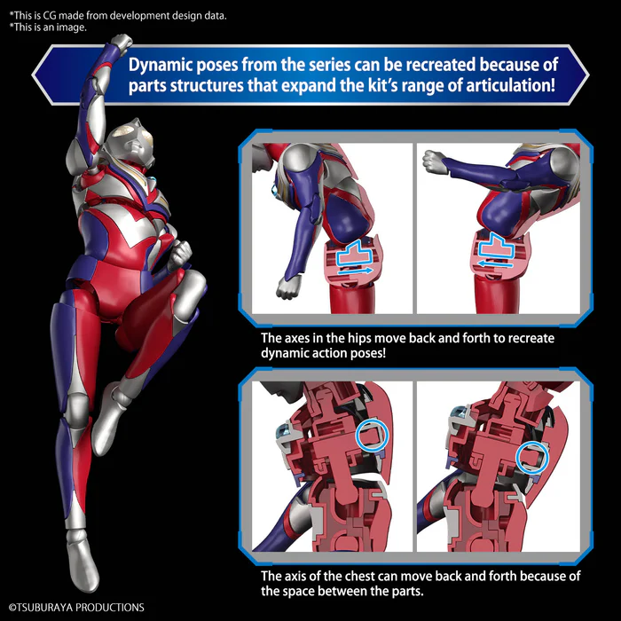 BANDAI Figure-rise Standard ULTRAMAN TIGA MULTI TYPE