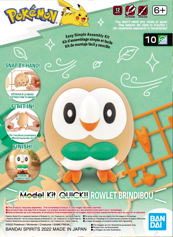 POKEMON MODEL KIT QUICK!! ROWLET