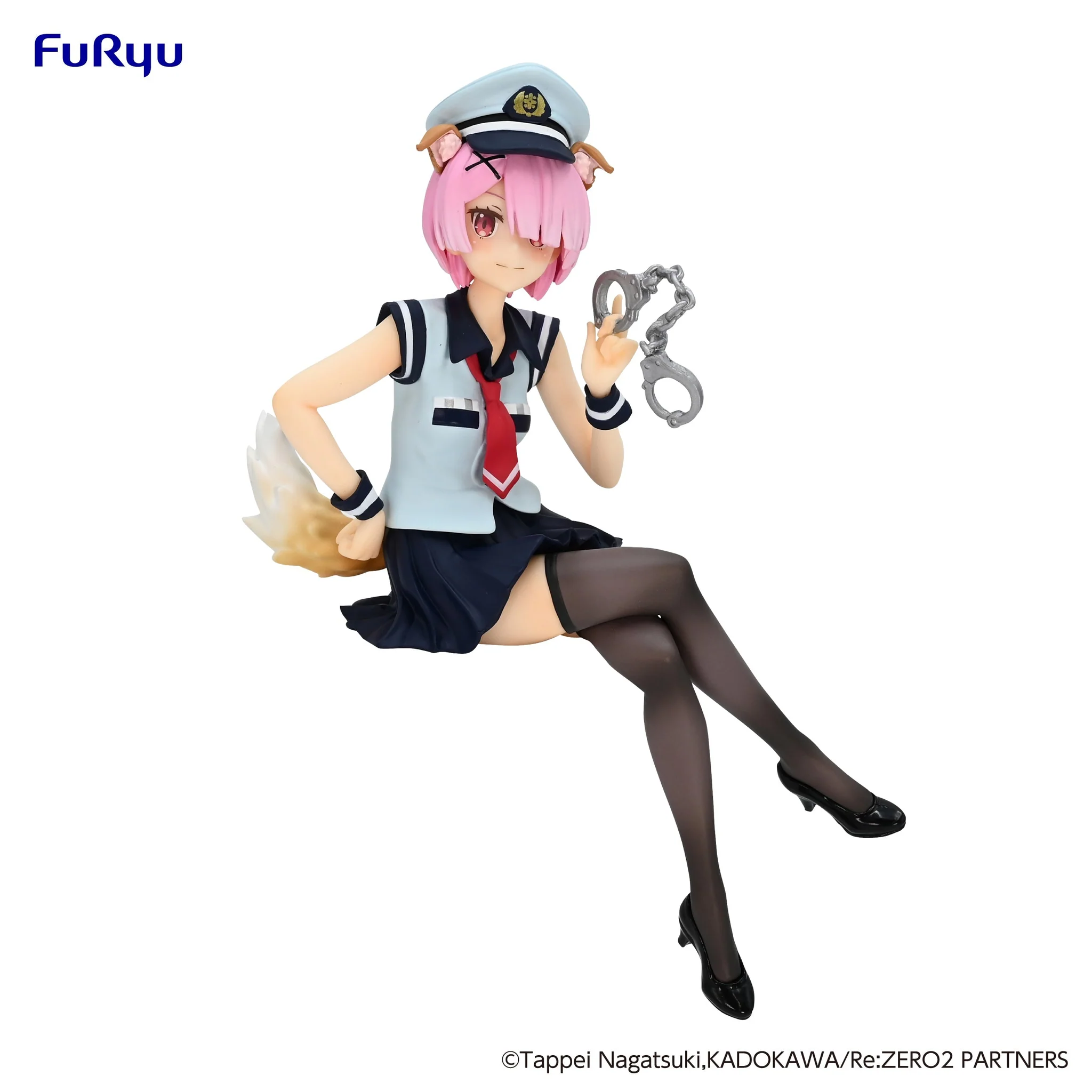 Re:ZERO -Starting Life in Another World-　Noodle Stopper Figure -Ram Police Officer Cap with Dog Ears-