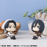 Load image into Gallery viewer, (Pre-order) Megahouse Lookup Attack on Titan Levi Cleaning up Ver. &amp; Mikasa Ackerman set【with gift】
