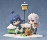 Load image into Gallery viewer, Shion and Nezumi Chibi Figures: A Distant Snowy Night Ver.
