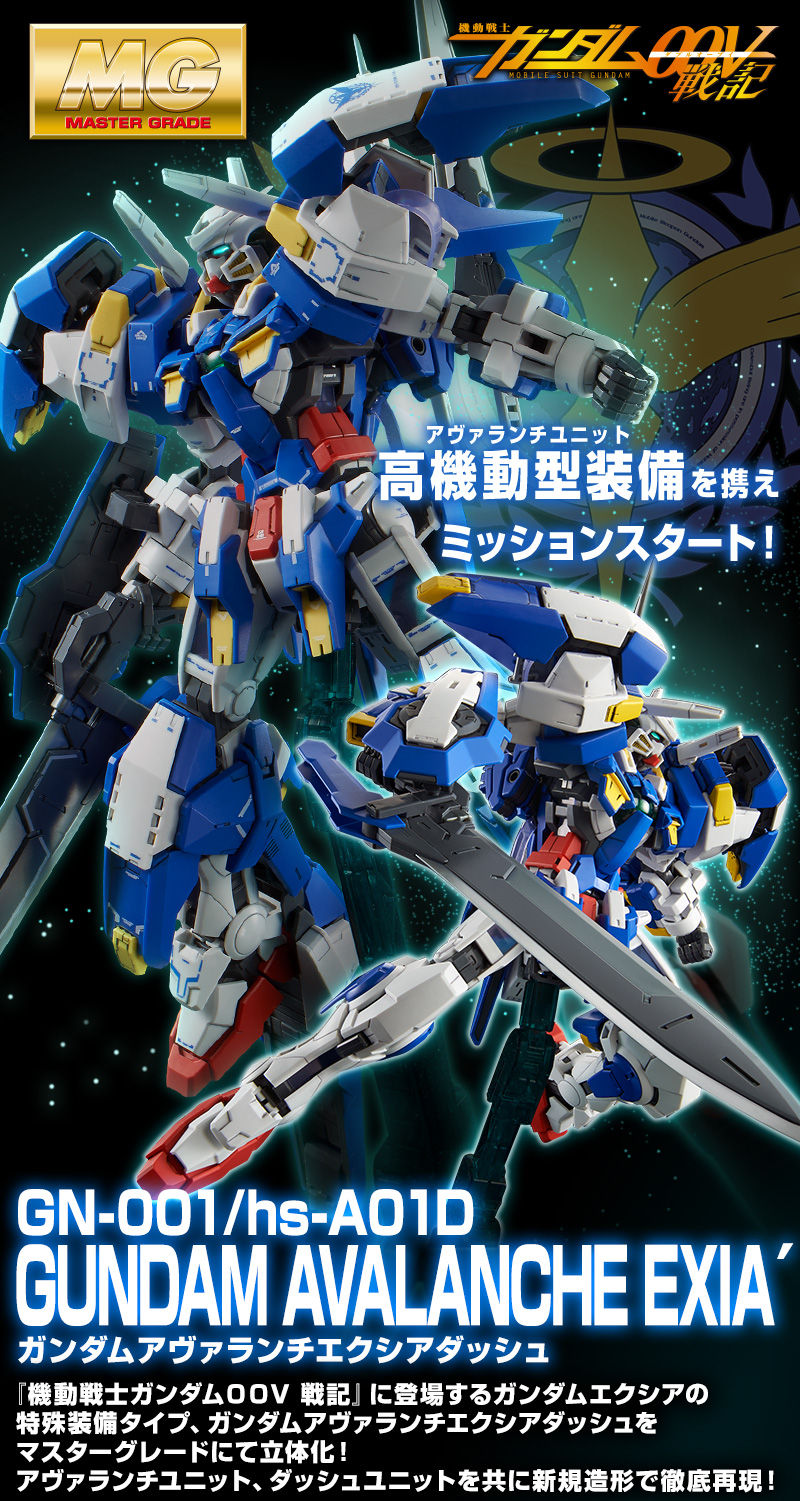 BANDAI MG 1/100 GUNDAM AVALANCHE EXIA